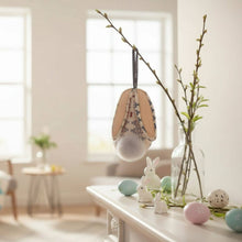 Load image into Gallery viewer, Moose & co - Multi coloured Cream Bunny shaped Hanging ornament