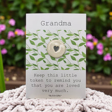 Load image into Gallery viewer, Grandma Ceramic Pocket Token Pocket Hug and Card
