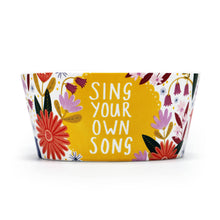 Load image into Gallery viewer, Ceramic Bowl Floral Flowers Positive Uplifting Message