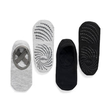 Load image into Gallery viewer, Backless Cross-Strap Gripped Yoga Socks – Non-Slip.: Black