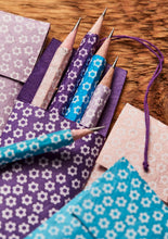 Load image into Gallery viewer, 5 Flower Lokta Paper Pencils In Packet