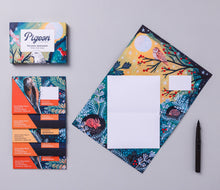 Load image into Gallery viewer, Harvest Moon Pigeon, Folding Holiday Letter Pack, Pack of 6
