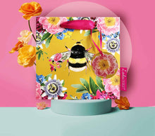 Load image into Gallery viewer, Bee Square Gift Bag - Small
