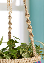 Load image into Gallery viewer, Recycled Sari Hanging Plant Basket
