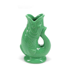 Load image into Gallery viewer, Ceramic fish vase - Green