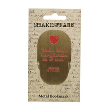 Load image into Gallery viewer, Bookmark Metal - Shakespeare Romeo & Juliet