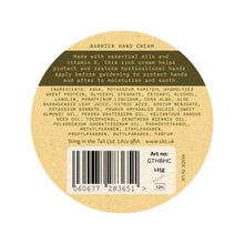 Load image into Gallery viewer, GARDENER'S COLLECTION - BARRIER HAND CREAM 125g