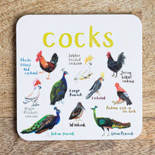 Load image into Gallery viewer, Cocks Bird Coaster