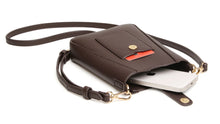 Load image into Gallery viewer, Alice Wheeler - Chocolate - Kensington Phone Cross Body Bag