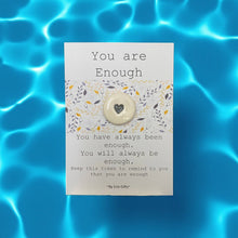 Load image into Gallery viewer, You are Enough... Ceramic Pocket Token Pocket Hug and Card