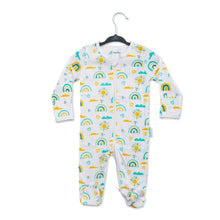 Load image into Gallery viewer, Baby Mac Baby Mac Organic Cotton Sleepsuit-Rainbow: Rainbow Design / 3-6 months