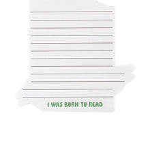 Load image into Gallery viewer, Pocket Notebook Shaped - Pulteney Press (Born to Read)