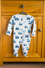Load image into Gallery viewer, Baby Mac Organic Cotton Sleepsuit-Vehicle: Trucks / 0-3 months