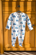 Load image into Gallery viewer, Baby Mac Organic Cotton Sleepsuit-Vehicle: Trucks / 0-3 months