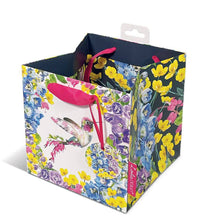 Load image into Gallery viewer, Hummingbird Square Gift Bag - Small