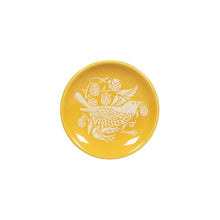 Load image into Gallery viewer, Trinket Key Ring Dish William Morris Quince Yellow Flowers