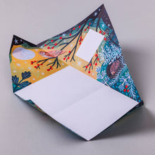 Load image into Gallery viewer, Harvest Moon Pigeon, Folding Holiday Letter Pack, Pack of 6