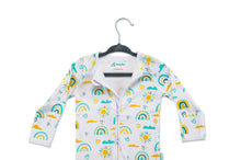 Load image into Gallery viewer, Baby Mac Organic Cotton Sleepsuit-Rainbow: Rainbow Design / 0-3 months