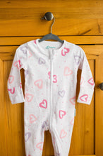 Load image into Gallery viewer, Baby Mac Organic Cotton Sleepsuit-Heart: Heart / 0-3 months