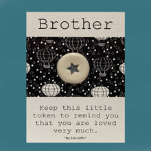 Load image into Gallery viewer, Brother Ceramic Pocket Token Pocket Hug and Card