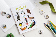 Load image into Gallery viewer, Cheeky Birds Recycled Notebook - A5