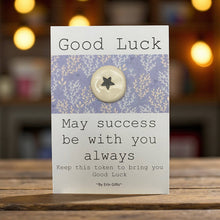 Load image into Gallery viewer, Good Luck Ceramic Pocket Token Pocket Hug and Card