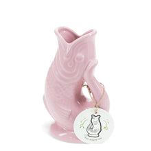 Load image into Gallery viewer, Ceramic fish vase - Pink