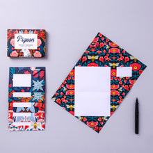 Load image into Gallery viewer, Bright & Beautiful Pigeon, Folding Letters, Pack of 6