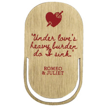 Load image into Gallery viewer, Bookmark Metal - Shakespeare Romeo & Juliet