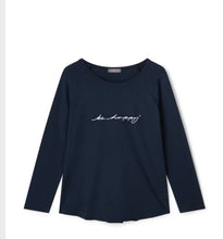 Load image into Gallery viewer, Chalk Tasha Navy with Be Happy