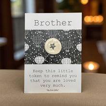 Load image into Gallery viewer, Brother Ceramic Pocket Token Pocket Hug and Card
