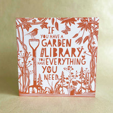 Load image into Gallery viewer, Greeting Card - If you have a garden and a library - Cicero: If you have a garden - Cicero
