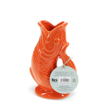 Load image into Gallery viewer, Ceramic fish vase - Orange
