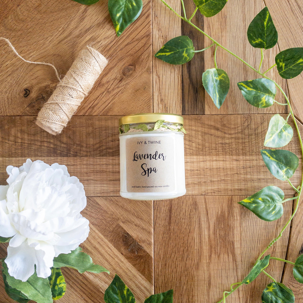 Ivy & Twine -Lavender Spa Candle