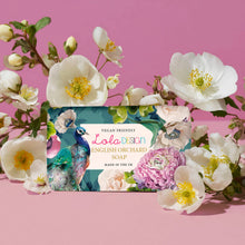 Load image into Gallery viewer, English Orchard Botanical Soap – Peacock Bar
