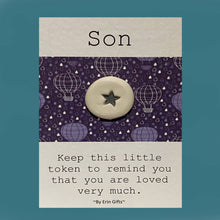 Load image into Gallery viewer, Son Ceramic Pocket Token Pocket Hug and Card

