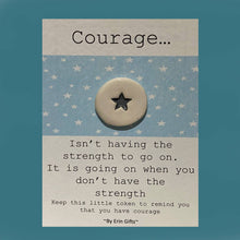 Load image into Gallery viewer, Courage Ceramic Pocket Token Pocket Hug and Card
