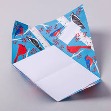 Load image into Gallery viewer, Carnival of Colour Pigeon, Folding Letter Pack, Pack of 6
