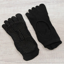 Load image into Gallery viewer, Gripped Full Toe Yoga Socks: Medium
