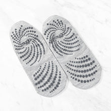 Load image into Gallery viewer, Backless Cross-Strap Gripped Yoga Socks – Non-Slip.: Black
