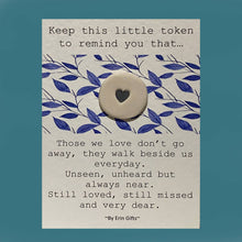 Load image into Gallery viewer, Those we Love... Ceramic Pocket Token Pocket Hug and Card
