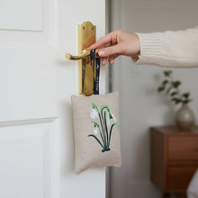Load image into Gallery viewer, Moose &amp; co - Snowdrop memory embroidered hanging decoration
