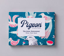 Load image into Gallery viewer, Fig &amp; Feather Pigeon, Folding Letter Set – Pack of 6 Letters
