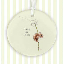 Load image into Gallery viewer, Hanging Ceramic Decoration – Glossy Ornament With Satin Ribbon | UK Crafted Holiday Ornaments hang in there
