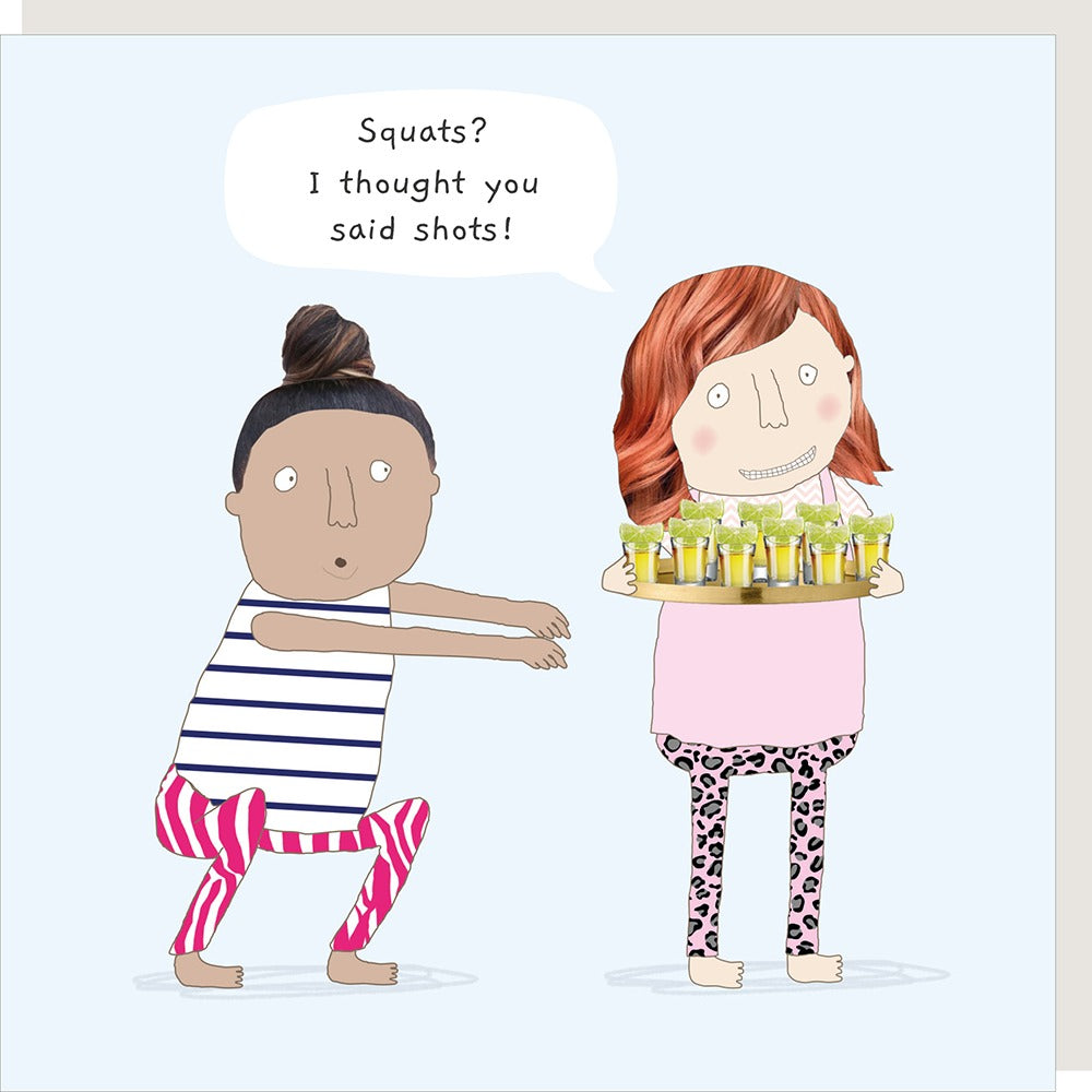 Card - Rosie Made A Thing - squats