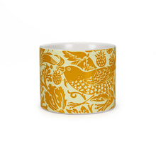 Load image into Gallery viewer, Ceramic Plant Pot William Morris Strawberry Thief Yellow
