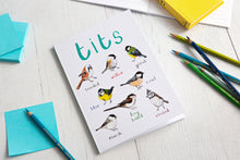 Load image into Gallery viewer, Tits A5 Recycled Bird Notebook
