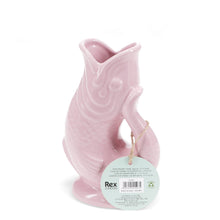 Load image into Gallery viewer, Ceramic fish vase - Pink
