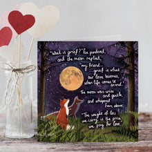 Load image into Gallery viewer, Grief - Greeting Card From Fox Under The Moon: Individual cello wrapping
