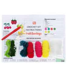 Load image into Gallery viewer, Crochet earrings kit - Fruits

